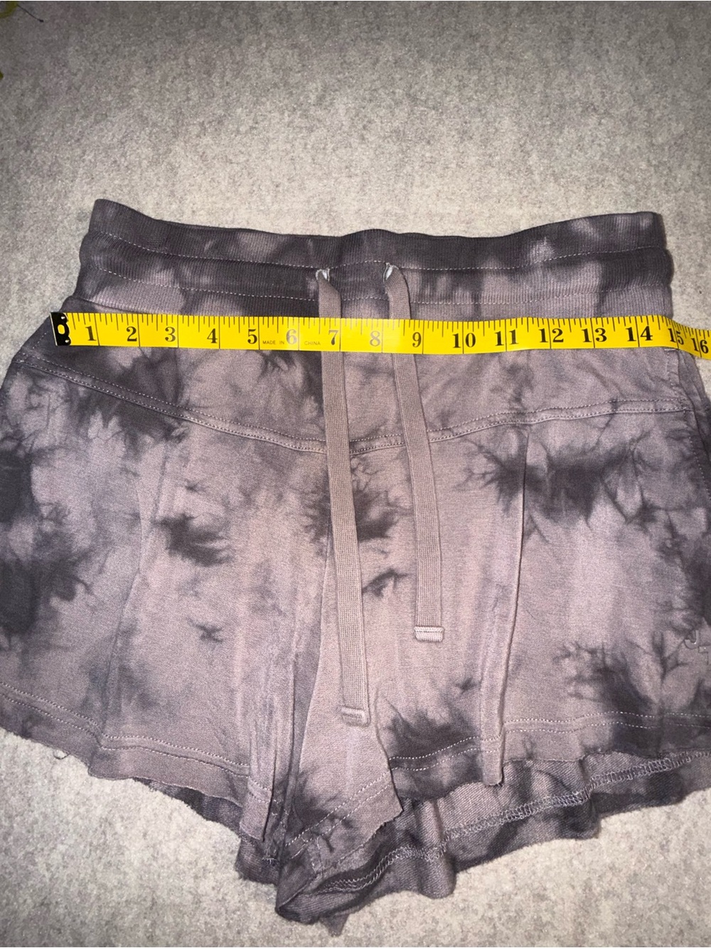 JoyLab Tie-Dye Athletic Lounge Shorts - Gray - Picture 4 of 7